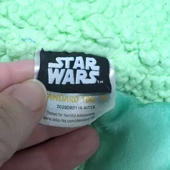 STAR WARS MANDALORIAN CHILD BABY YODA HOODED SNUGGLE WRAP BLANKET HOODIE - Picture 3 of 6